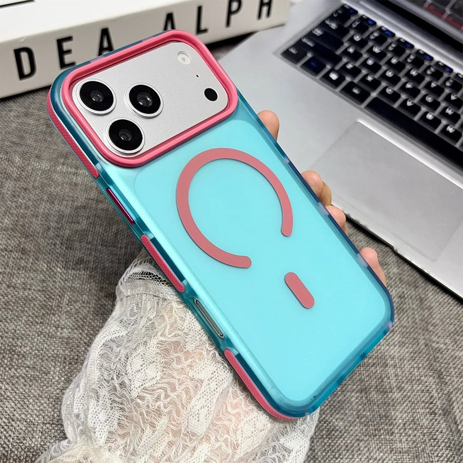 Magnetic Color-Block iPhone Case — product image
