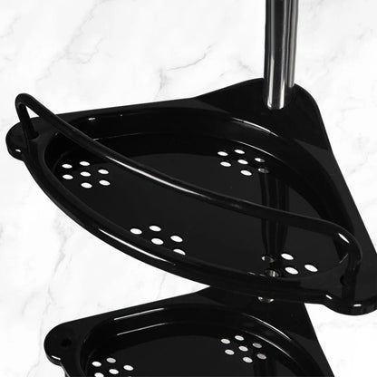 Adjustable Telescopic Shower Rack Stainless Steel Floor-to-Ceiling Bathroom Storage Rack, Rustproof & Space-Saving Organizer