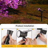 Solar Garden Spotlights — view 2