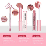 Matte Lip Liner & Gloss Set — 3 Pieces — view 4