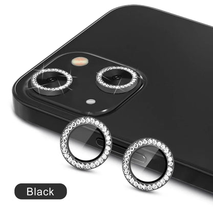 9D Diamond Lens Protector For iPhone 17 Pro Max Air Camera Tempered Glass Compatible with iPhone 14 15 16 Pro Max Ring Cover Cas