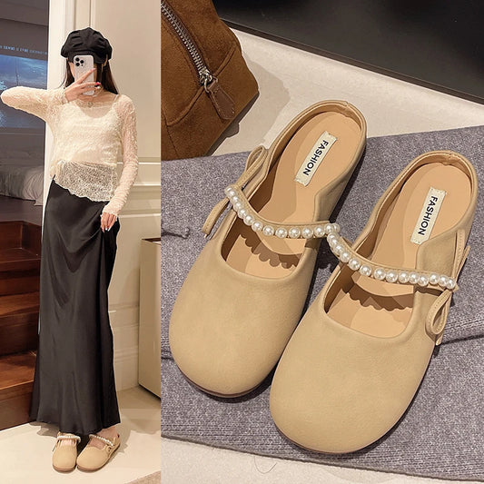 New Arrival Women Summer Mule Sandals Fashion Half Slippers Soft Sole Non Slip Casual Outdoor Beach Daily Shoes