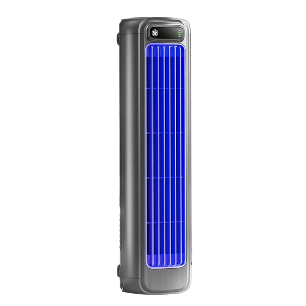 Portable 3 Speeds Tower Fan Rechargeable Non-drilling Desk Fan Quiet Standing Air Conditioning Fan Office