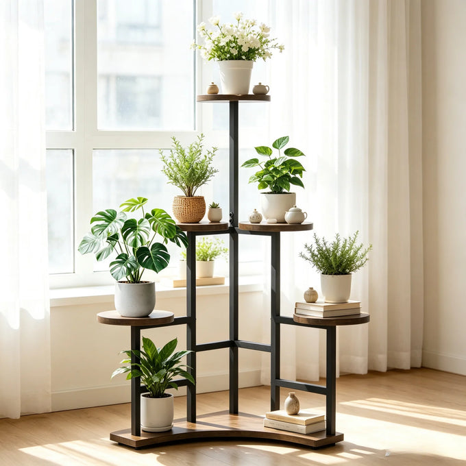 Five-Tier Corner Plant Stand — product image
