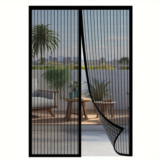 Mosquito-resistant Door Curtain Without Punching for Living Room Bedroom Dining Hands-free Mesh Partition To Prevent Insects