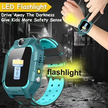 Lenovo 5G Kids Smart Watch 8K Camera SOS GPS Location Sim Card Call Waterproof Android Ios Child SmartWatch For Boys Girl