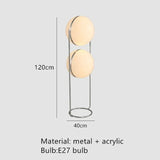 Chrome Globe Floor Lamp — view 7