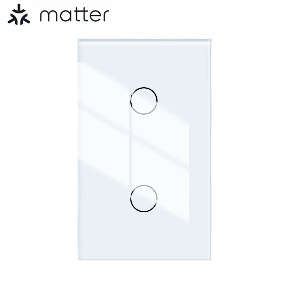 Matter smart switch  Alexa Google No APP required Intelligent Control Scan QR Code to Connect Touch Light Switch