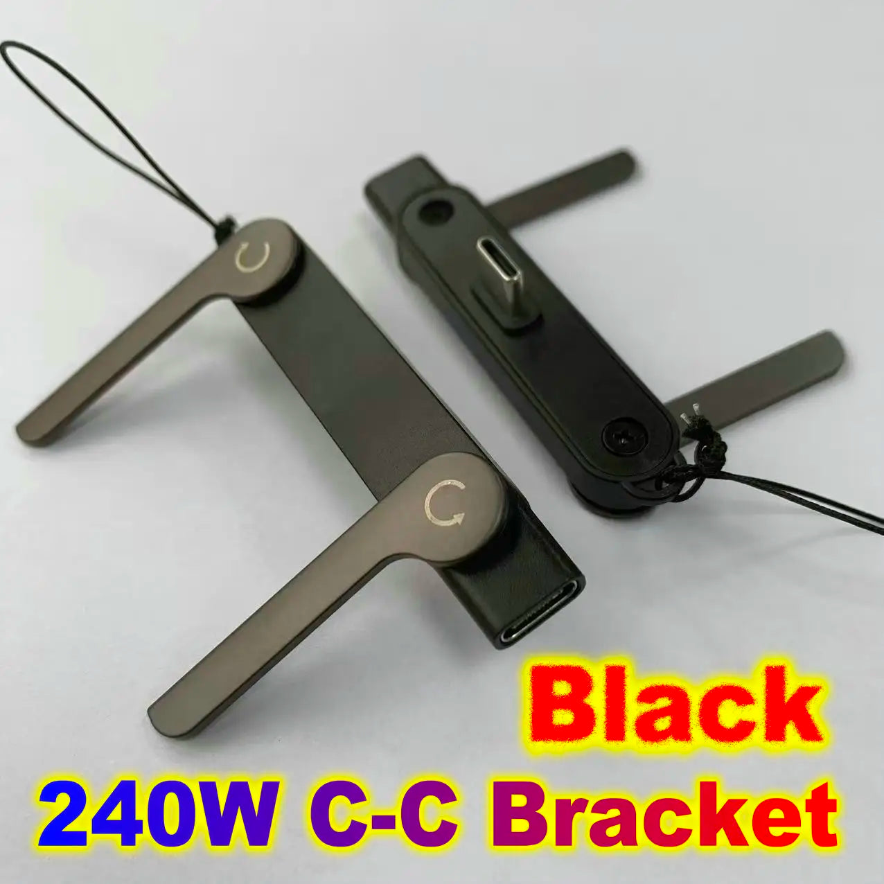 Foldable Charge Cable Usb C Charging Mobile Cable C Flat Charger for iPhone Kickcable Phone Kick Stand Ultra Fast Type C Wire 2M