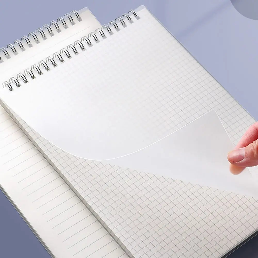 New Multifunctional A5/B5/A4 Coil Notebook 80Sheets Grids/Blank/Horizontal Line Notepad Flip Up Spiral Notebook Students Gift