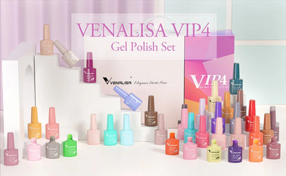 Venalisa Color Gel Nail Polish VIP Kit Full Cover Enamel For Nail Manicure Glitter Sparkle UV Gel Soak Off Nail Gel Polish 7.5ml