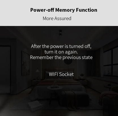 Smart Plug WiFi Socket EU 16A/20A With Power Monitor Timing Function Tuya app Smart Life APP Works With Alexa Google Home
