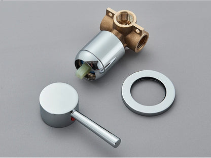 Brushed Gold Handheld Shower Bathroom Shower Faucet Hot & Cold Water Tap Brass Shower Holder 1.5M Hose Brass Shower Valve