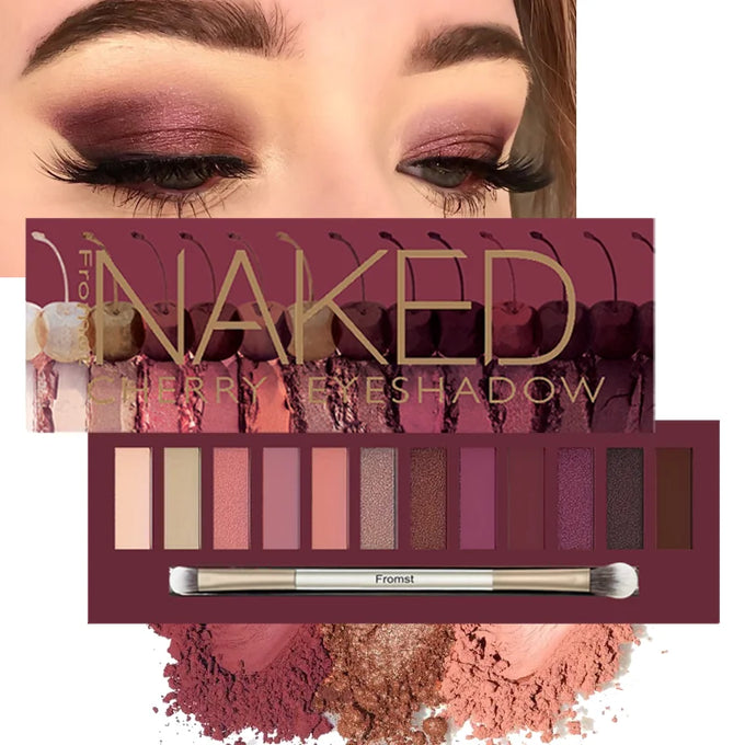 12-Color Matte & Shimmer Eyeshadow Palette — product image