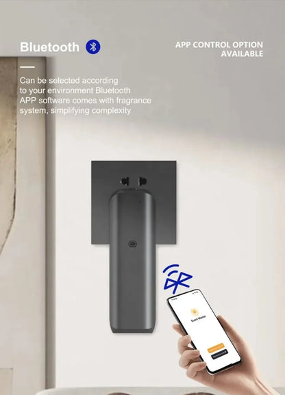 Plug in Wall Fragrance Diffuser Waterless Smart Flavoring Diffuser For Essential Oils Home Room Fragrance Scent Air Machine