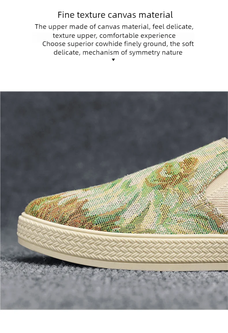 Men's canvas slippers summer new breathable outdoor soft-sole casual slippers party sandals Joker tide half slippers cloth shoes