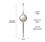 Chrome Globe Floor Lamp — view 8