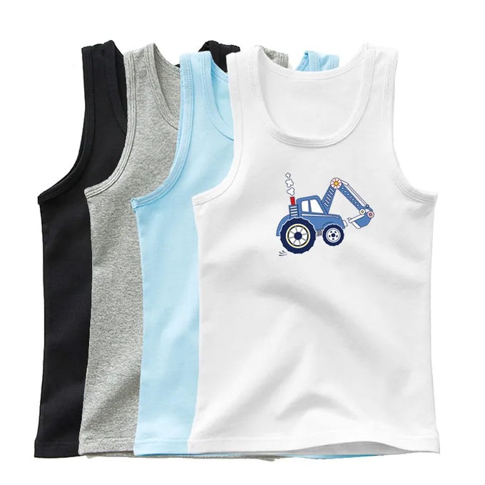 Kids' Excavator Graphic Tank Top — product image