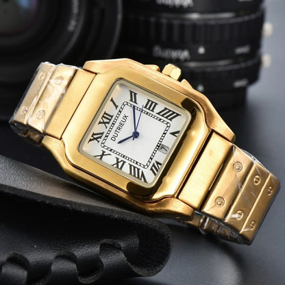 Hot 39mm Square Dial Luxury Watches for Men Auto Date Steel Strap Cxxtixx Designer Fashion Classic Male AAA Clocks for Gift