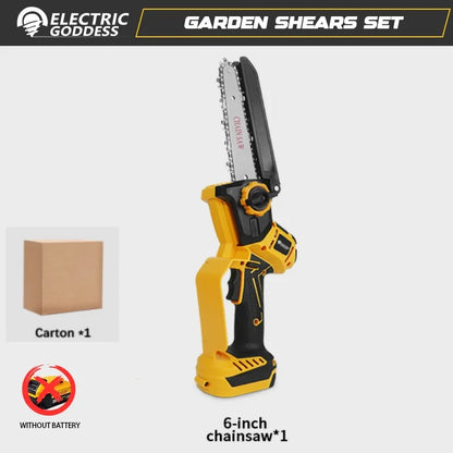 Brushless 1380W Electric Chainsaw Telescoping Pole Pruner High Branch Saw Garden Tree Pruning Tool For Dewalt 20V Battery Pin