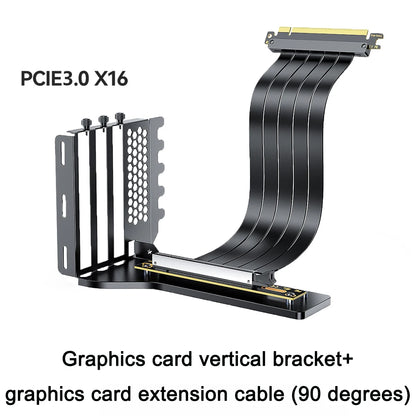 PCI Express 3.0/4.0 x16 to x16 Gen 4 GPU Double Reverse Graphics Card  Extension Cable Riser Card For ITX gold-plated Connector