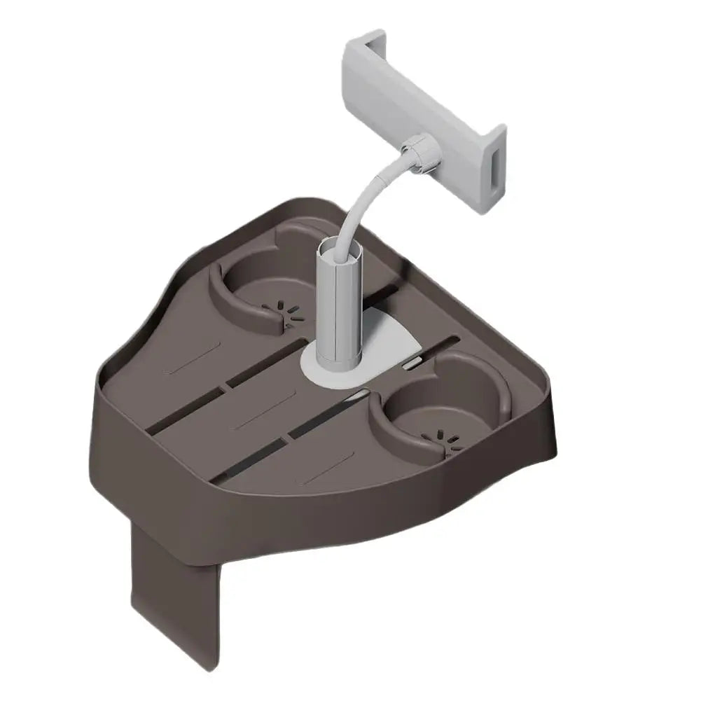 Adjustable Hot Tub Tray Table With Cup Holder Phone Stand For Outdoor Inflatable Pools Spas Pool Beverage Shelving V4i5