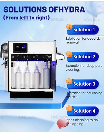 Professional H2 Machine For Deep Cleansing Hydration Anti Aging Skin Care Beauty Salon Equipment