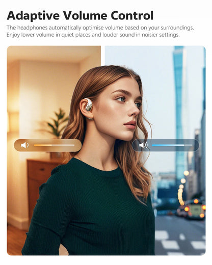 QCY Crossky R70 BH24CT02A Open-Ear Wireless Headphones Hi-Res with LDAC Bluetooth 6.0 Earphones Bass Boost Spatial Sound Earbuds