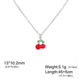 Cherry Pendant Necklace — view 16