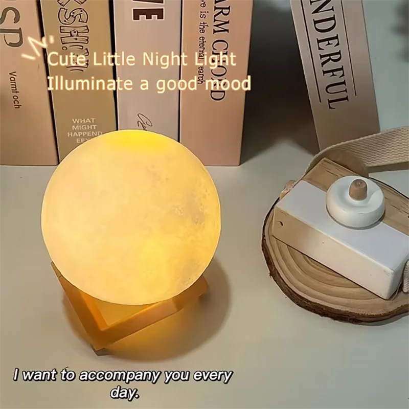 LED Book Light Moon Light Star Lamp DIY Moon Night Light Child Birthday Gift Bedroom Decoration Night Light Atmosphere Lights