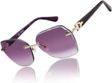 Zenottic Geometric Rimless Sunglasses — view 8