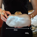 Flower Shell Shoulder Clutch — view 8