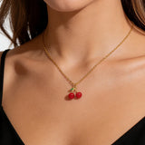Cherry Pendant Necklace — view 3