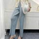 High-Waisted Pleated Wide-Leg Pants