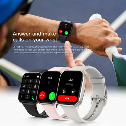 2026 Luxury Smart Watch Fitness Heart Rate Monitor Waterproof Sport Smart Band Wrist Smartwatch for Man Woman Android IOS Phones