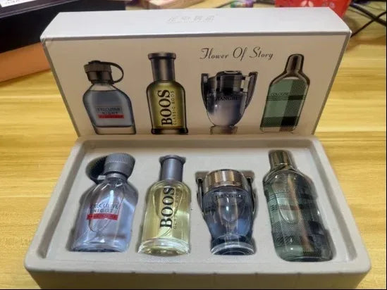 Luxury Mini Perfume Gift Set Travel Size Unisex Fragrance Sampler Discovery Kit Long Lasting Sweet Woody Fresh Spicy Scent
