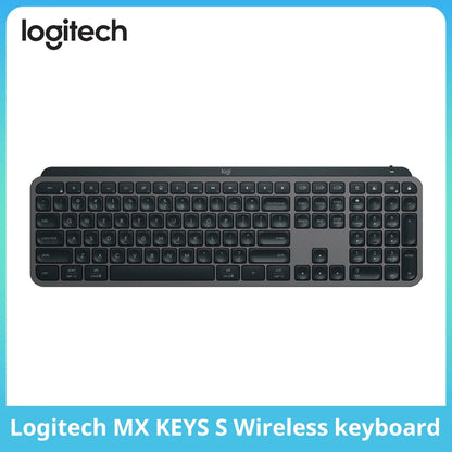 NEW Logitech MX Keys S Wireless Bluetooth Keyboard Office Multi-device Connection Backlit Bolt Ultra-thin and Portable