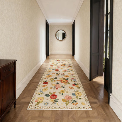 Area Rug 8x10  Large rug Boho Design, Non-Shedding & Easy to Clean, Ideal for Living Room rugs Low Pile Machine Washable rugs