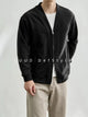 Men's Layered-Look Double-Zip Knit Cardigan — view 7