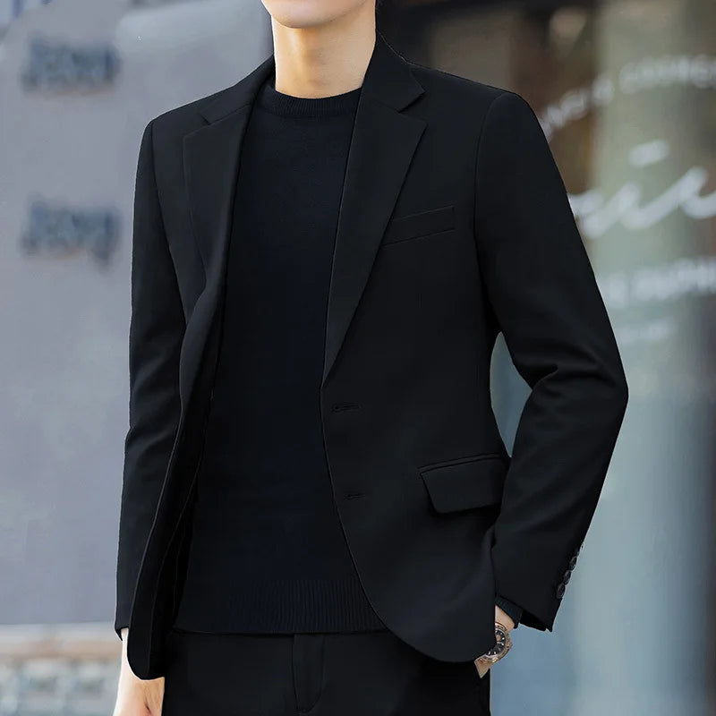 Blazer's New Men's Fashion Outdoor Travel Youth Wedding Campus Slimming Casual Korean-style Cool and Stylish Formal Wear Blazer