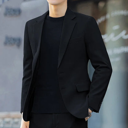 Blazer's New Men's Fashion Outdoor Travel Youth Wedding Campus Slimming Casual Korean-style Cool and Stylish Formal Wear Blazer