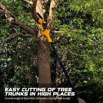 Brushless 1380W Electric Chainsaw Telescoping Pole Pruner High Branch Saw Garden Tree Pruning Tool For Dewalt 20V Battery Pin