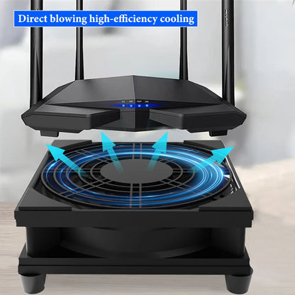 Home Router Cooling Fan For Ipad USB-Powered Silent Computer Fan 3-Speed Adjustable Silent  Fan Cooling with Controller