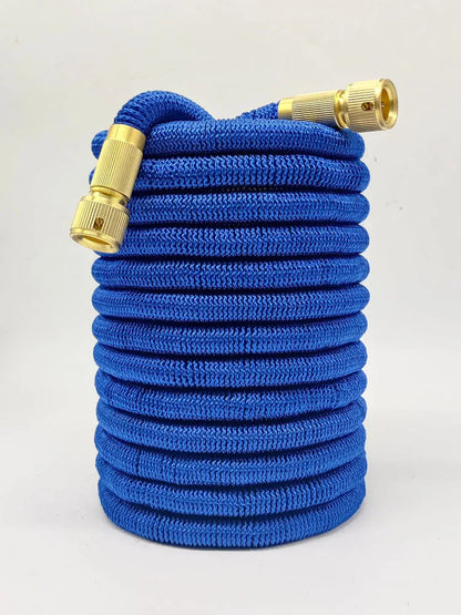 High Pressure Garden Water Hose Expandable Magic Flexible 2.5-30 Meters Sesame Granules Pipe Garden Farm Irrigation Car Wash Gun
