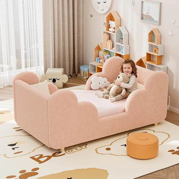 Upholstered Toddler Floor Bed — product image