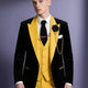 Men's Olive Green Three-Piece Suit — view 7