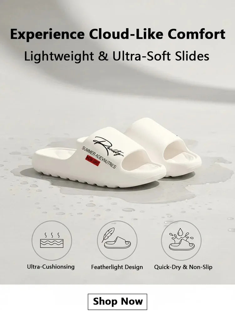 Outdoor Home Women's EVA Slippers,Lightweight Non-Slip Men's Sandals,Suitable for All Seasons,Women's Home Shoes,Indoor Slippers