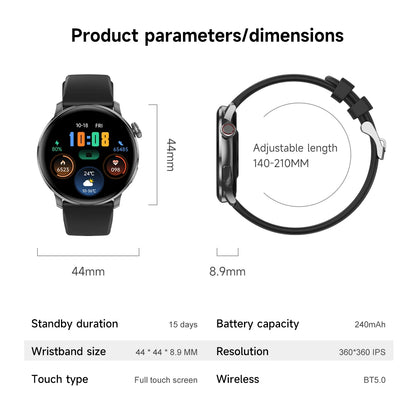 2026 New Lady Fashion Smart Watch women AMOLED HD Screen GPS Sport Heart Rate Bluetooth Call Waterproof Outdoor Smartwatch Women