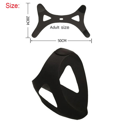 Tcare Anti Snoring Chin Strap Best Stop Snoring Device, Adjustable Snore Reduction Belt Sleep Aids Chin Strips Belt for Unisex