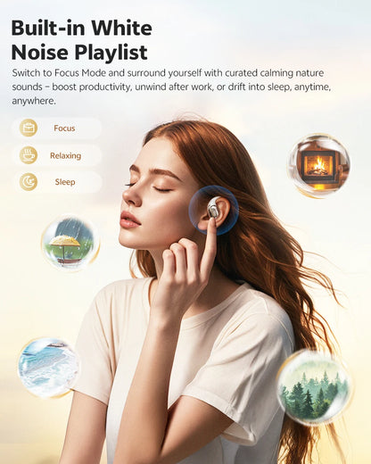 QCY Crossky R70 BH24CT02A Open-Ear Wireless Headphones Hi-Res with LDAC Bluetooth 6.0 Earphones Bass Boost Spatial Sound Earbuds